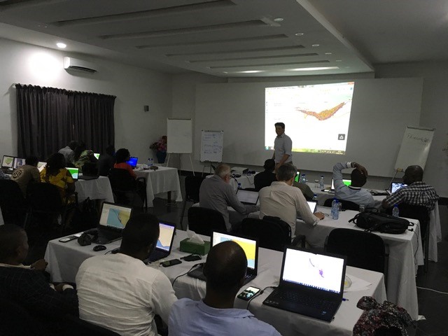 Geographical Information Systems (GIS) workshop in Sierra Leone