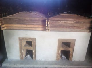 Completed Ahotor kiln inside a community banda